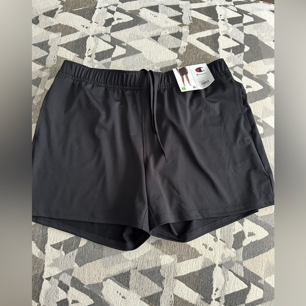 NWT Champion Women's Athletic Black Shorts Size L
